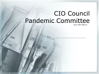 CIO Council  Pandemic Committee