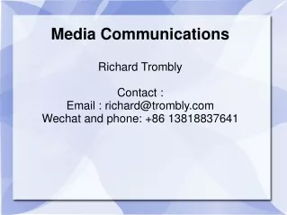 Media Communications