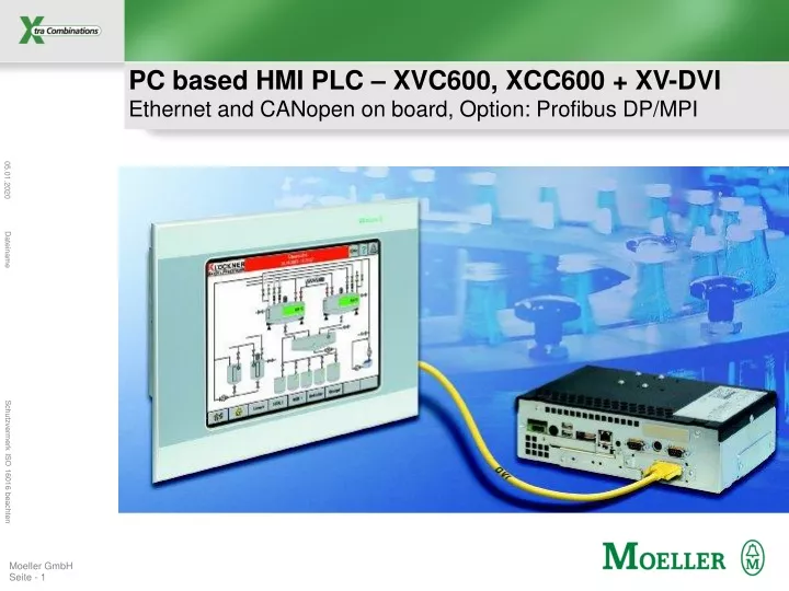pc based hmi plc xvc600 xcc600 xv dvi ethernet
