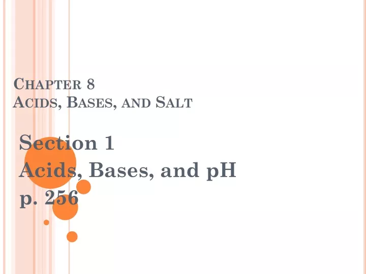 chapter 8 acids bases and salt