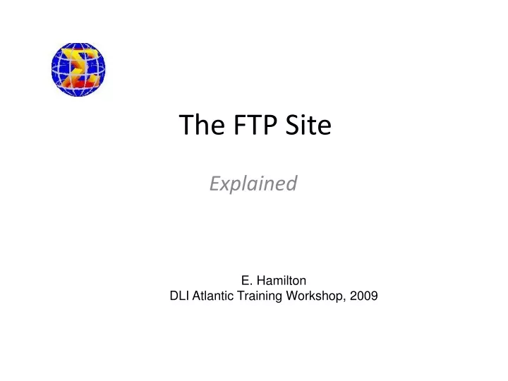the ftp site
