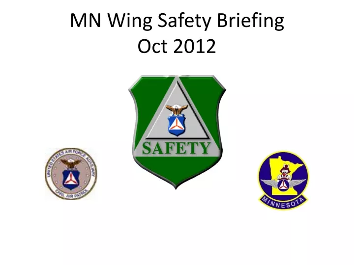 mn wing safety briefing oct 2012
