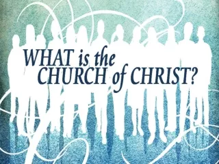 I am sometimes asked…    “ Are you Church of Christ? ” “ Are you a Church of Christ preacher? ”