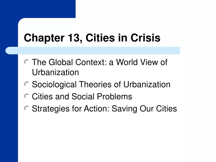 chapter 13 cities in crisis
