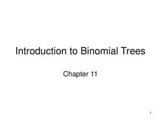Introduction to Binomial Trees