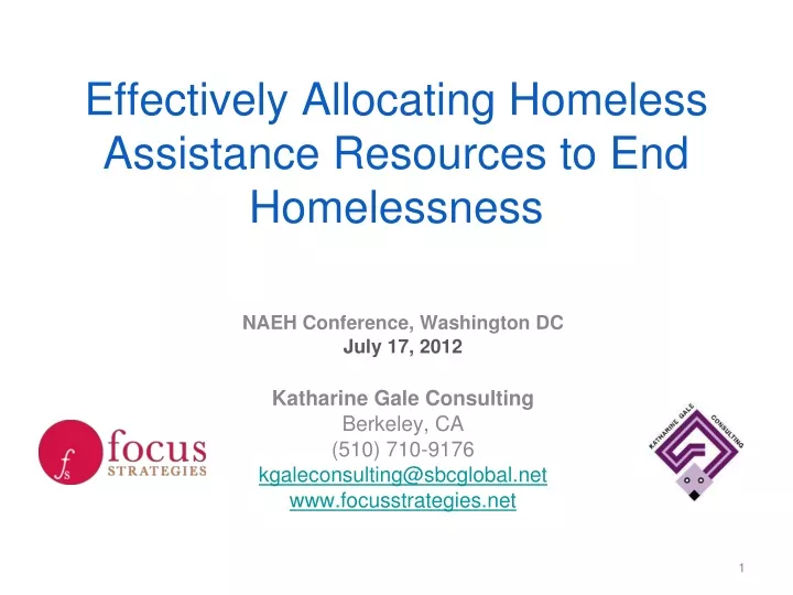 effectively allocating homeless assistance resources to end homelessness