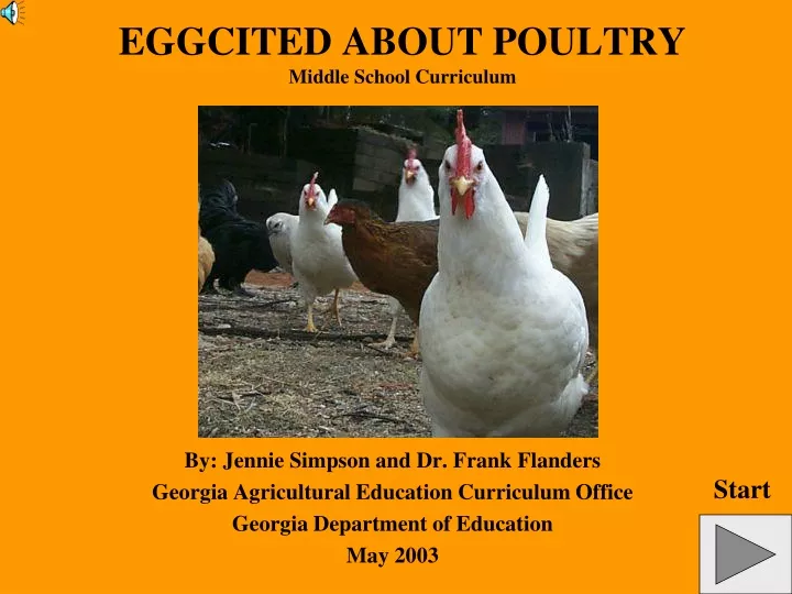 eggcited about poultry middle school curriculum