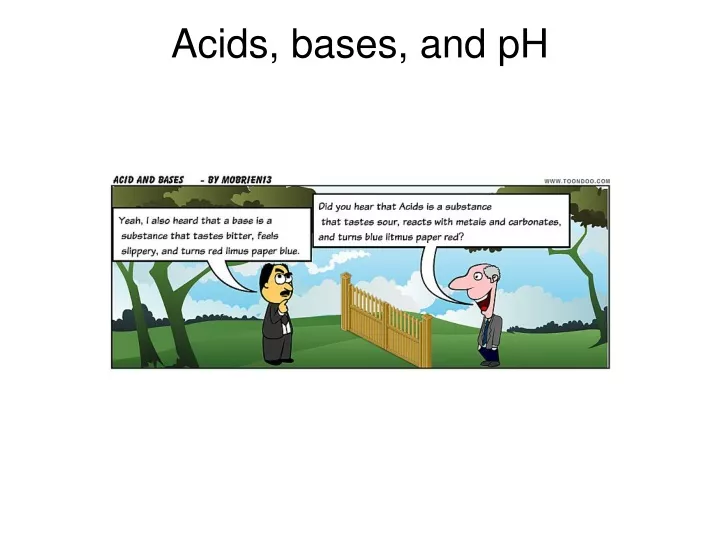 acids bases and ph