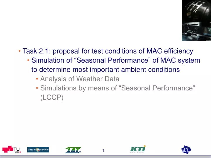 task 2 1 proposal for test conditions