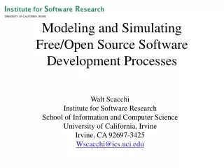 Modeling and Simulating Free/Open Source Software Development Processes