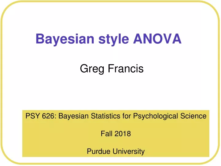 bayesian style anova