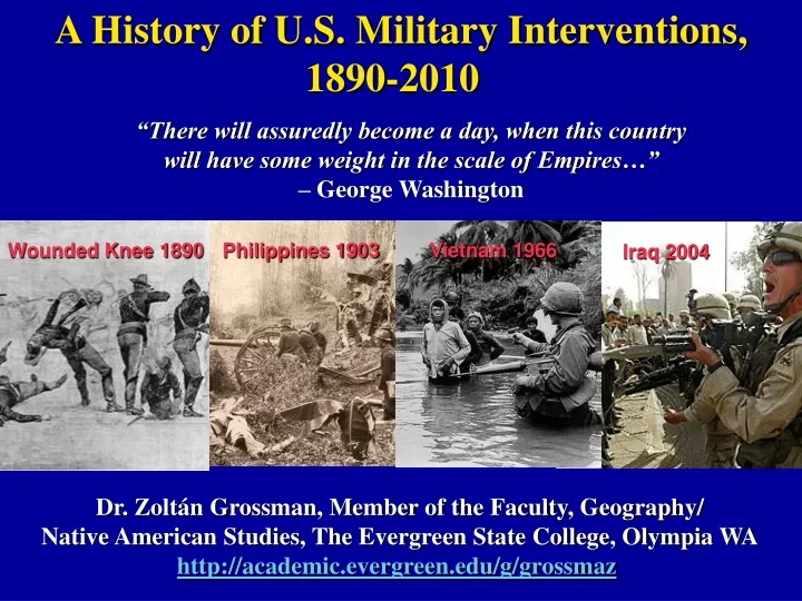 a history of u s military interventions 1890 2010
