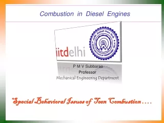 Combustion  in  Diesel  Engines