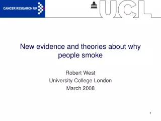 New evidence and theories about why people smoke
