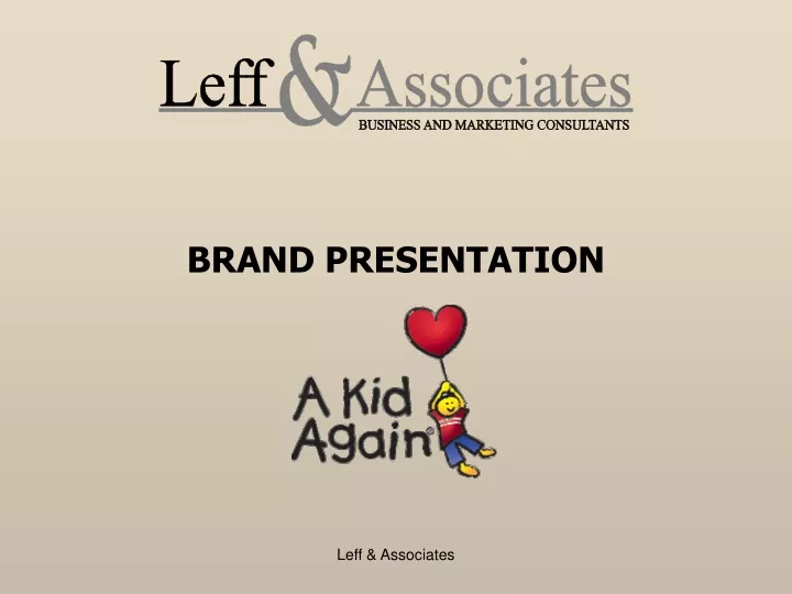 brand presentation
