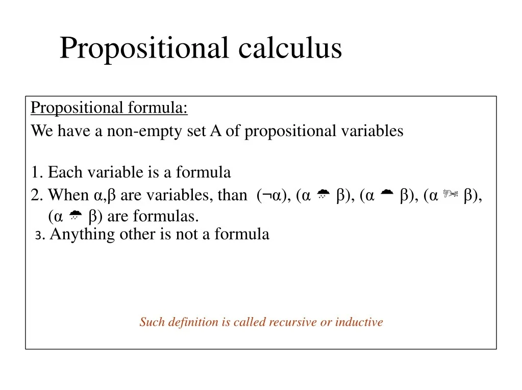 PPT - Propositional calculus PowerPoint Presentation, free download ...