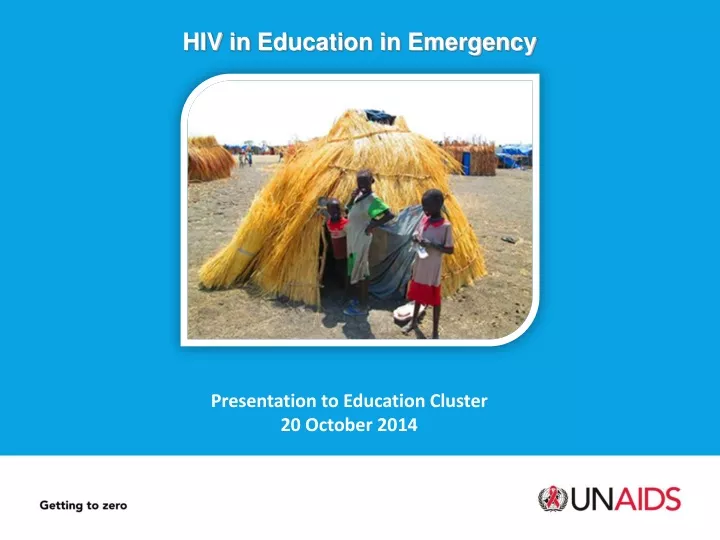 hiv in education in emergency