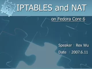 IPTABLES and NAT