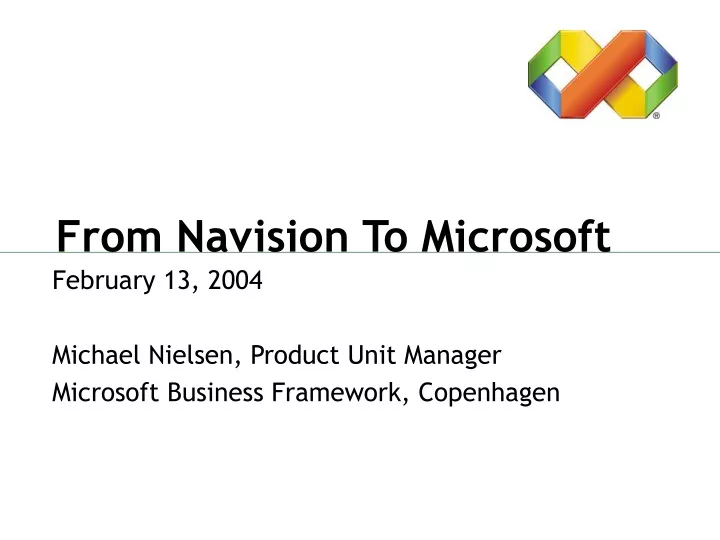 from navision to microsoft