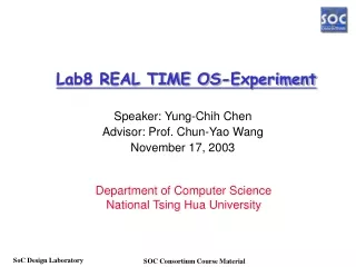 Lab8 REAL TIME OS-Experiment