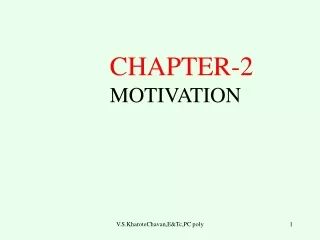 CHAPTER-2  MOTIVATION