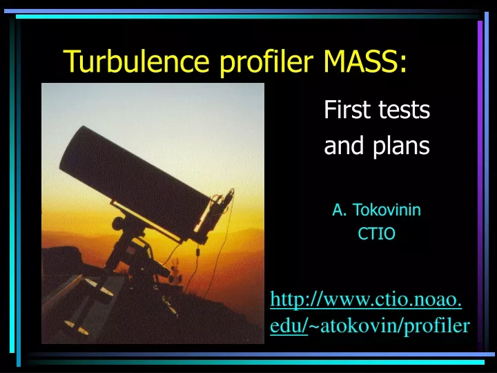 turbulence profiler mass