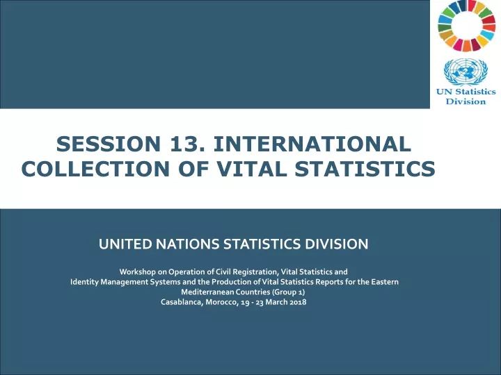 session 13 international collection of vital