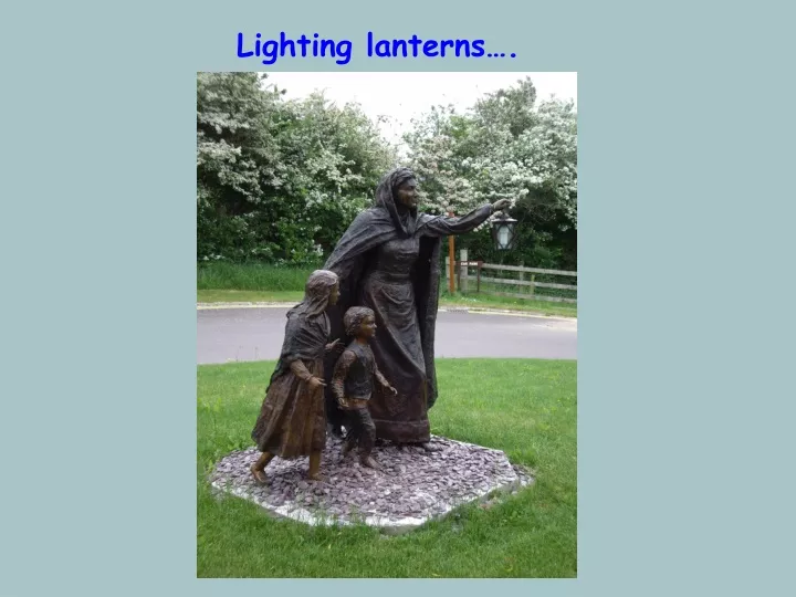 lighting lanterns