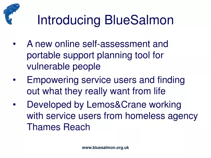 introducing bluesalmon