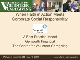 When Faith in Action Meets Corporate Social Responsibility