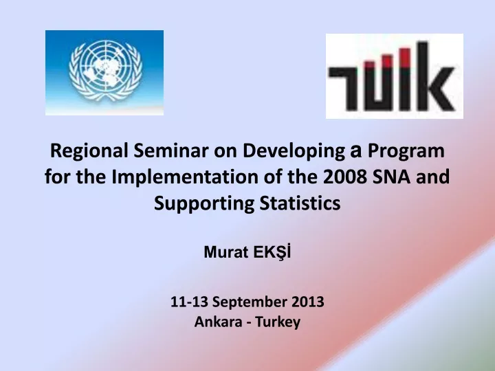 regiona l seminar on developing a program
