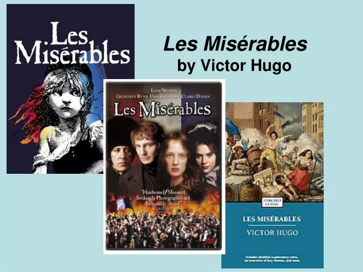 les mis rables by victor hugo
