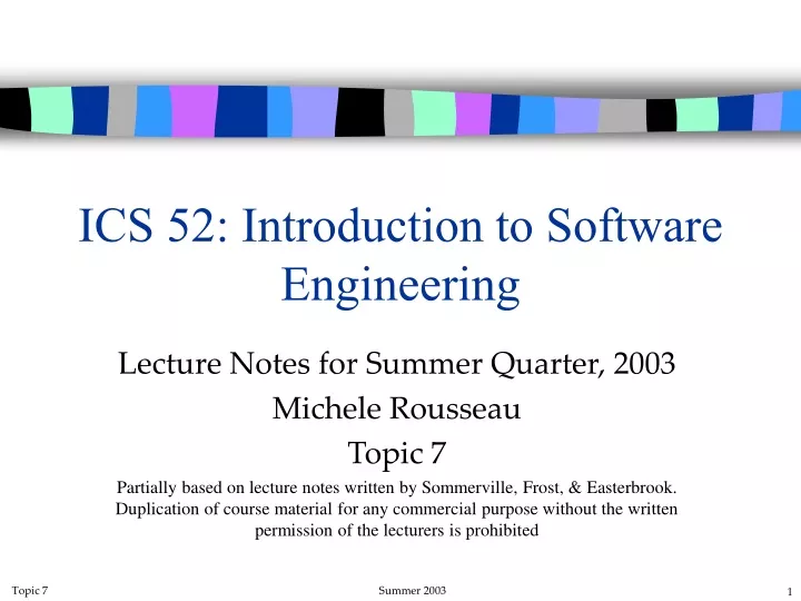 ics 52 introduction to software engineering
