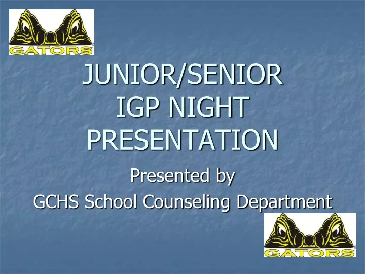 junior senior igp night presentation