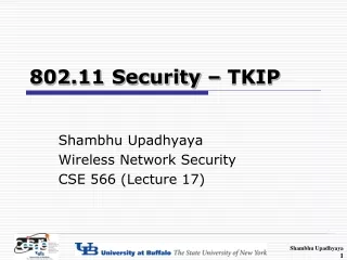 802.11 Security – TKIP