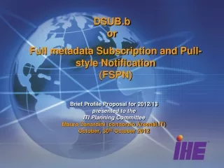 Full metadata Subscription and Pull-style Notification  (FSPN)