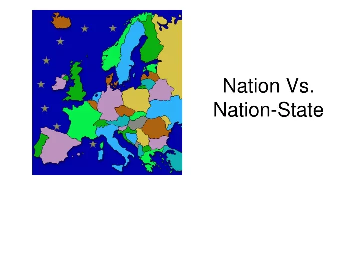 nation vs nation state