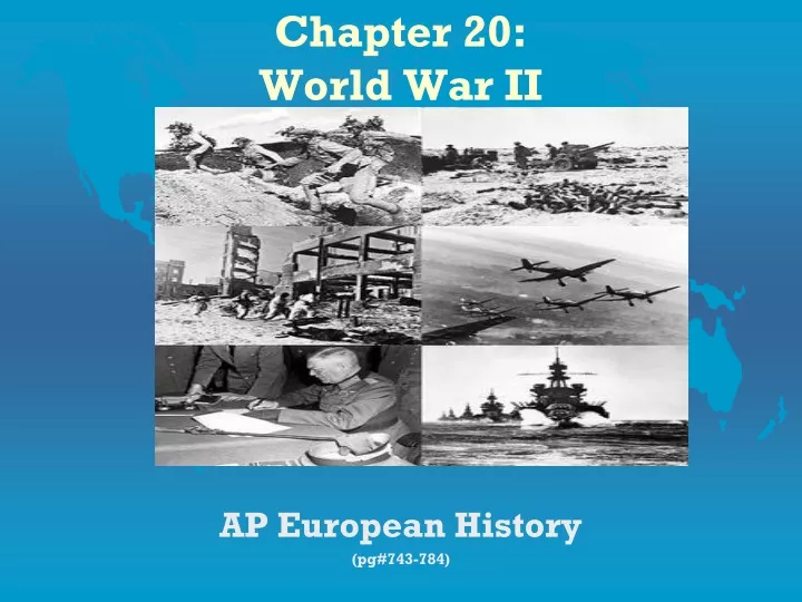 chapter 20 world war ii