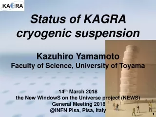 Kazuhiro Yamamoto Faculty of Science, University of Toyama
