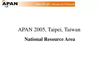 National Resource Area