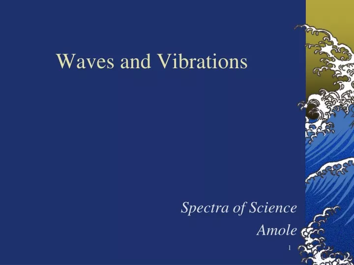 waves and vibrations