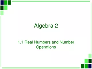 Algebra 2