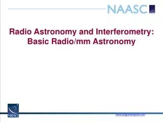 Radio Astronomy and Interferometry: Basic Radio/mm Astronomy