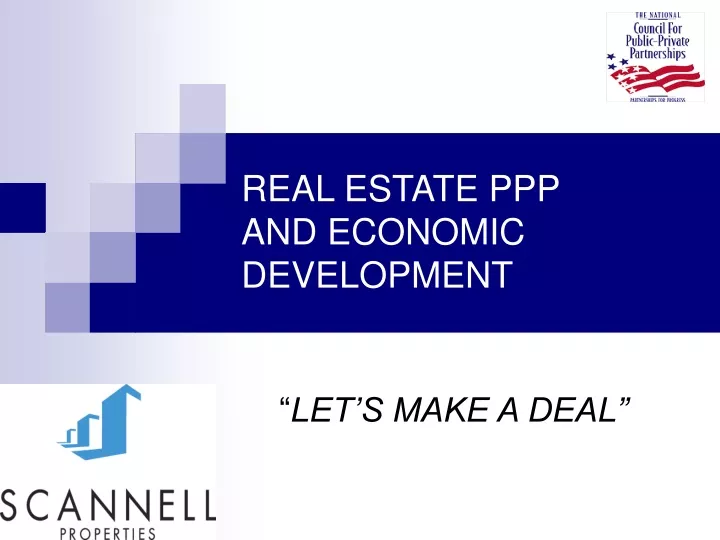 real estate ppp and economic development