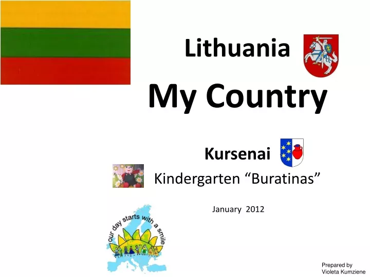 lithuania my country kursenai kindergarten buratinas january 2012