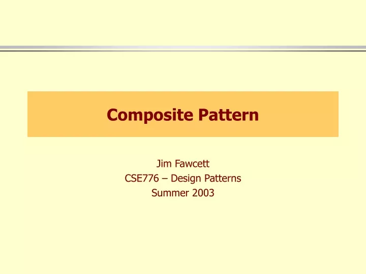 composite pattern