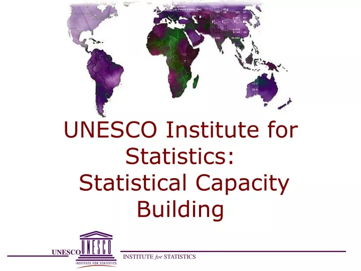 unesco institute for statistics statistical capacity building