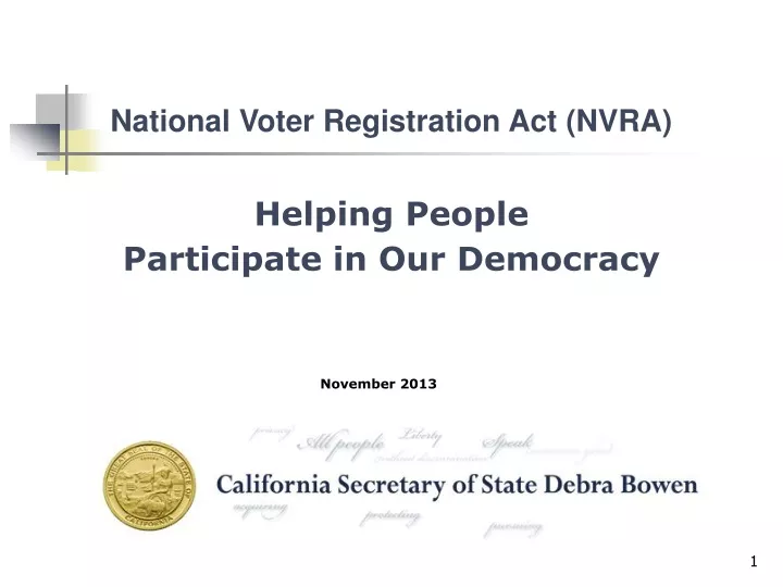 national voter registration act nvra