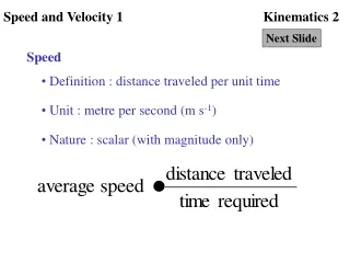 Kinematics 2