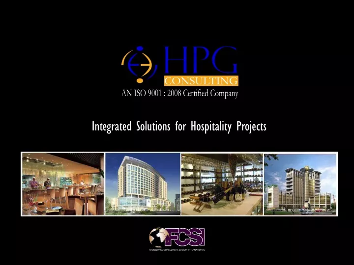 integrated solutions for hospitality projects